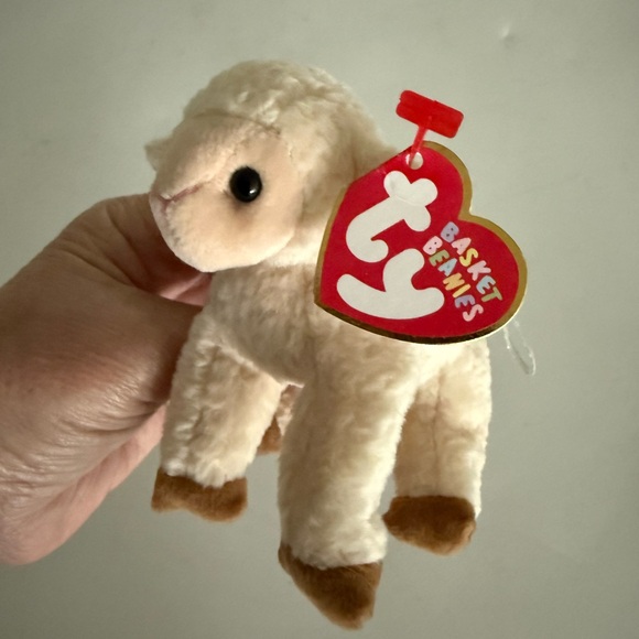❤️Bundle 5 for $15❤️ 2001 Ewey the Lamb 🐑 BASKET Beanie Baby - Picture 4 of 12